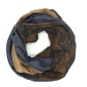 Loop Loopschal Schlauchschal braun grau  3 verschiedene Stoffe