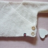 Wickeljacke Alp Baby Weiß in Größe 62/68