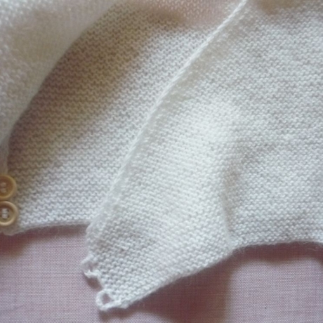 Wickeljacke Alp Baby Weiß in Größe 62/68