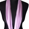 SCHLAUCHSCHAL LOOP SEIDENJERSEY 100% reine Seide lavendel