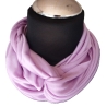 SCHLAUCHSCHAL LOOP SEIDENJERSEY 100% reine Seide lavendel