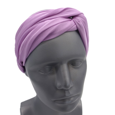SCHLAUCHSCHAL LOOP SEIDENJERSEY 100% reine Seide lavendel