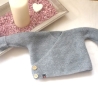 Wickeljacke Baby in Nebel und der Größe 62/68
