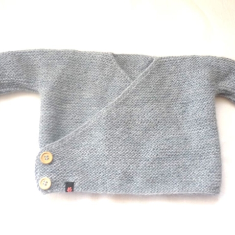 Wickeljacke Baby in Nebel und der Größe 62/68