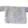 Wickeljacke Baby in Nebel und der Größe 62/68