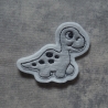 Applikation Dino  Patch, Aufnäher, zum Aufnähen