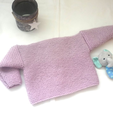 Strickjacke Baby in Rosa und der Größe 62/68