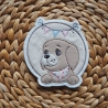 Applikation Hund Welpe Button, Patch, Aufnäher oder Aufbügeln