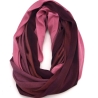 SCHLAUCHSCHAL LOOP SEIDENJERSEY 100% Seide Unikat rosa-taupe
