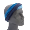 SCHLAUCHSCHAL LOOP SEIDENJERSEY 100% Seide Unikat blau