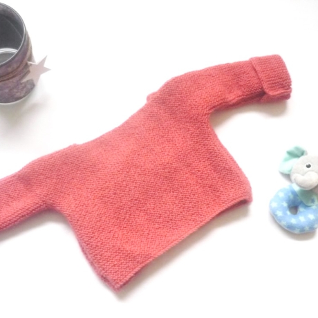 Wickeljacke Baby in Koralle und der Größe 62/68