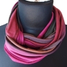 SCHLAUCHSCHAL LOOP SEIDENJERSEY 100% Seide Unikat bordeaux