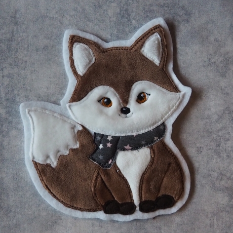 Fuchs Applikation Aufnäher