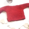 Strickjacke Baby Bio Rot in der Größe 62/68