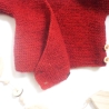 Strickjacke Baby Bio Rot in der Größe 62/68
