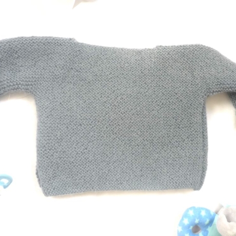 Wickeljacke Baby in Mineralblau und der Größe 62/68
