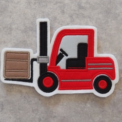 Applikation/Aufnäher Gabelstapler