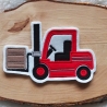 Applikation/Aufnäher Gabelstapler