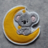 Koala mit Mond Applikation Aufnäher