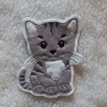 Katze Applikation Aufnäher