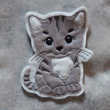 Katze Applikation Aufnäher
