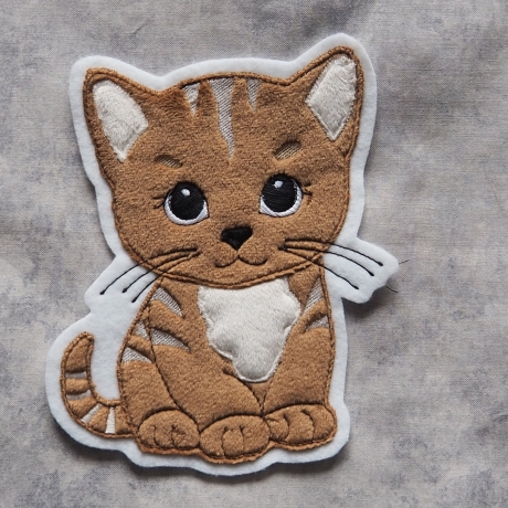 Katze Applikation Aufnäher