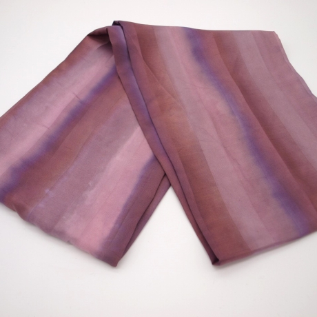 Loopschal Schlauchschal Seide Satin Unikat handbemalt exclusiv 