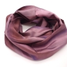 Loopschal Schlauchschal Seide Satin Unikat handbemalt exclusiv 