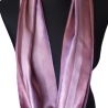 Loopschal Schlauchschal Seide Satin Unikat handbemalt exclusiv 