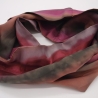Loopschal Schlauchschal Seide Satin Unikat handbemalt exclusiv 