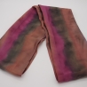 Loopschal Schlauchschal Seide Satin Unikat handbemalt exclusiv 