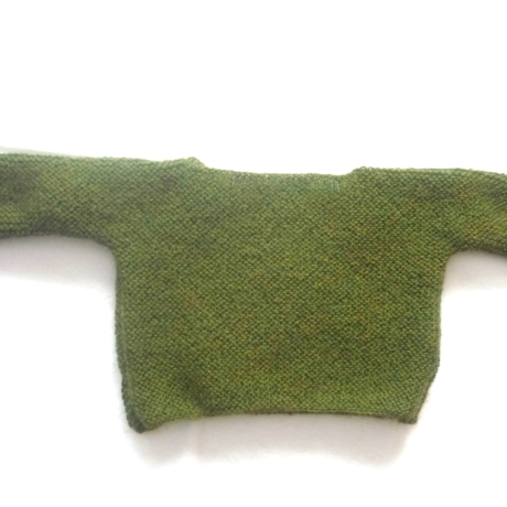 Wickeljacke Baby in Grasgrün und der Größe 62/68