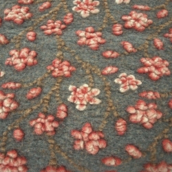 Musterwalk Kochwolle ital.Walkstoff mit erhabenem Muster Walklode