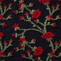 Musterwalk Kochwolle ital.Walkstoff mit erhabenem Muster Walklode