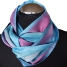 Loopschal Schlauchschal Seide Satin Unikat handbemalt exclusiv 
