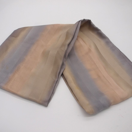 Loopschal Schlauchschal Seide Satin Unikat handbemalt exclusiv 