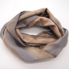 Loopschal Schlauchschal Seide Satin Unikat handbemalt exclusiv 