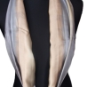 Loopschal Schlauchschal Seide Satin Unikat handbemalt exclusiv 
