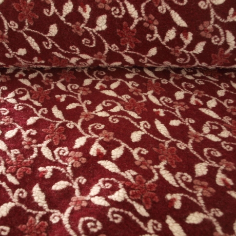 Musterwalk Kochwolle ital.Walkstoff mit erhabenem Muster Walklode