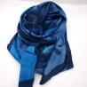 Seidentuch 110x110cm handbemalt Unikat Seide Crepe Satin 12.5