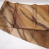 Seidentuch 110x110cm handbemalt Unikat Seide Crepe Satin 12.5