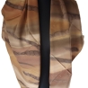 Seidentuch 110x110cm handbemalt Unikat Seide Crepe Satin 12.5