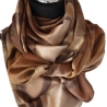 Seidentuch 110x110cm handbemalt Unikat Seide Crepe Satin 12.5