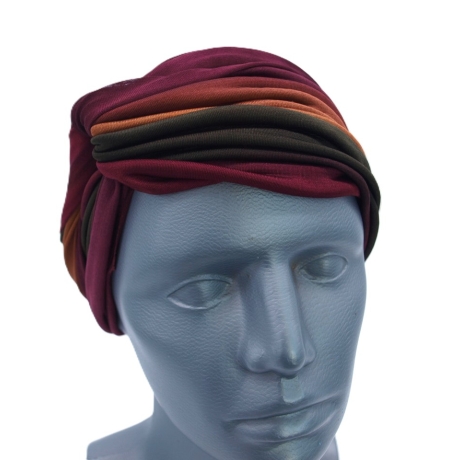 SCHLAUCHSCHAL LOOP SEIDENJERSEY 100% Seide Unikat bordeaux