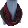 SCHLAUCHSCHAL LOOP SEIDENJERSEY 100% Seide Unikat bordeaux