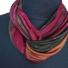 SCHLAUCHSCHAL LOOP SEIDENJERSEY 100% Seide Unikat bordeaux