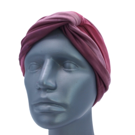 SCHLAUCHSCHAL LOOP SEIDENJERSEY 100% Seide Unikat rosa-taupe