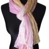 Plisseeschal Seide Chiffon handbemalt handplissiert 90x180cm