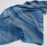 Schal Damen Seide Crepe de Chine 12 handbemalt Unikat 45x180cm