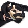 Seidentuch 90x90cm handbemalt Unikat Seide Crepe Satin 12.5